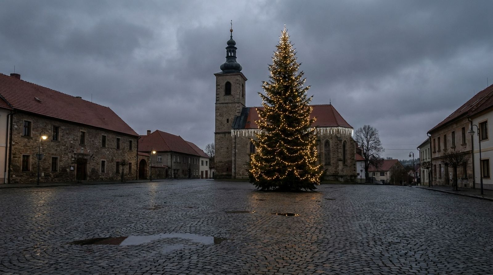 Vánoční osvětlení obce: pásma rozpočtu a termíny